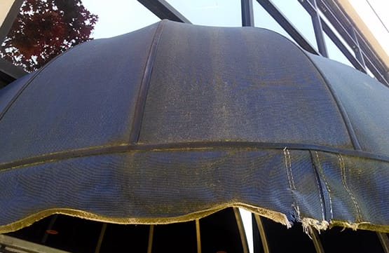 torned up arc canopy